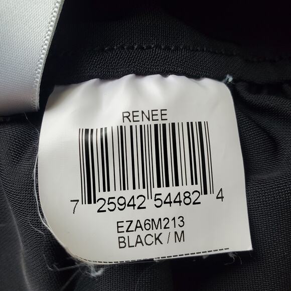 BCBGeneration Black Sleeveless Side Ruched Bodycon Midi Dress Size M - Picture 7 of 9